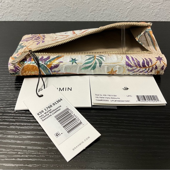 Brahmin Ady VITALITY MELBOURNE Slim Leather Wallet NWT - Picture 8 of 8